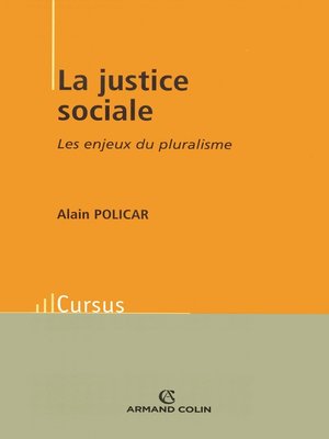 cover image of La justice sociale